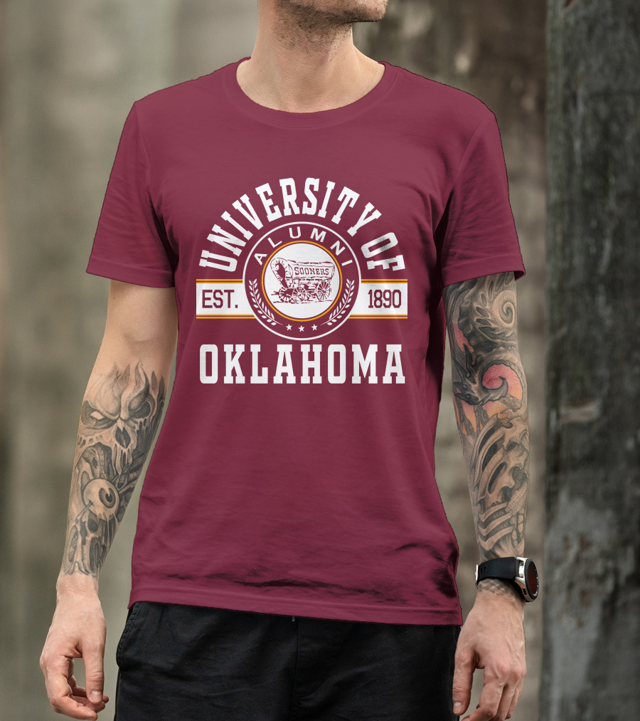 University Of Oklahoma Alumni Sooners Est. 1890 T-Shirt