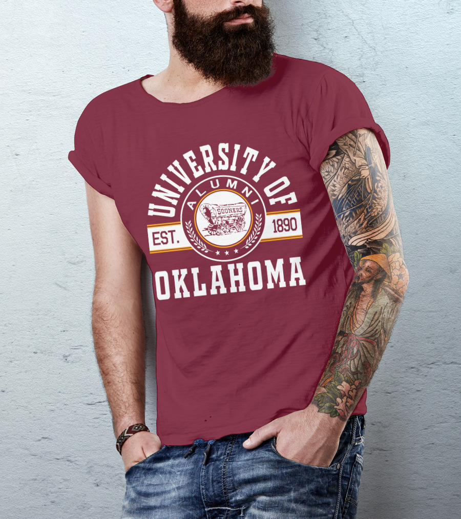 University Of Oklahoma Alumni Sooners Est. 1890 T-Shirt