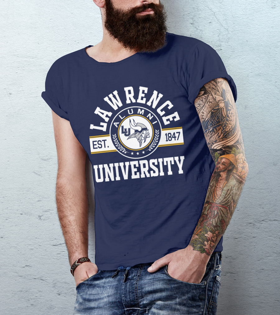Lawrence University Alumni Est. 1847 Viking T-Shirt