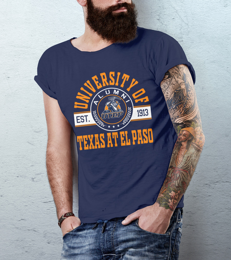 University Of Texas At El Paso UTEP Alumni Est. 1913 T-Shirt