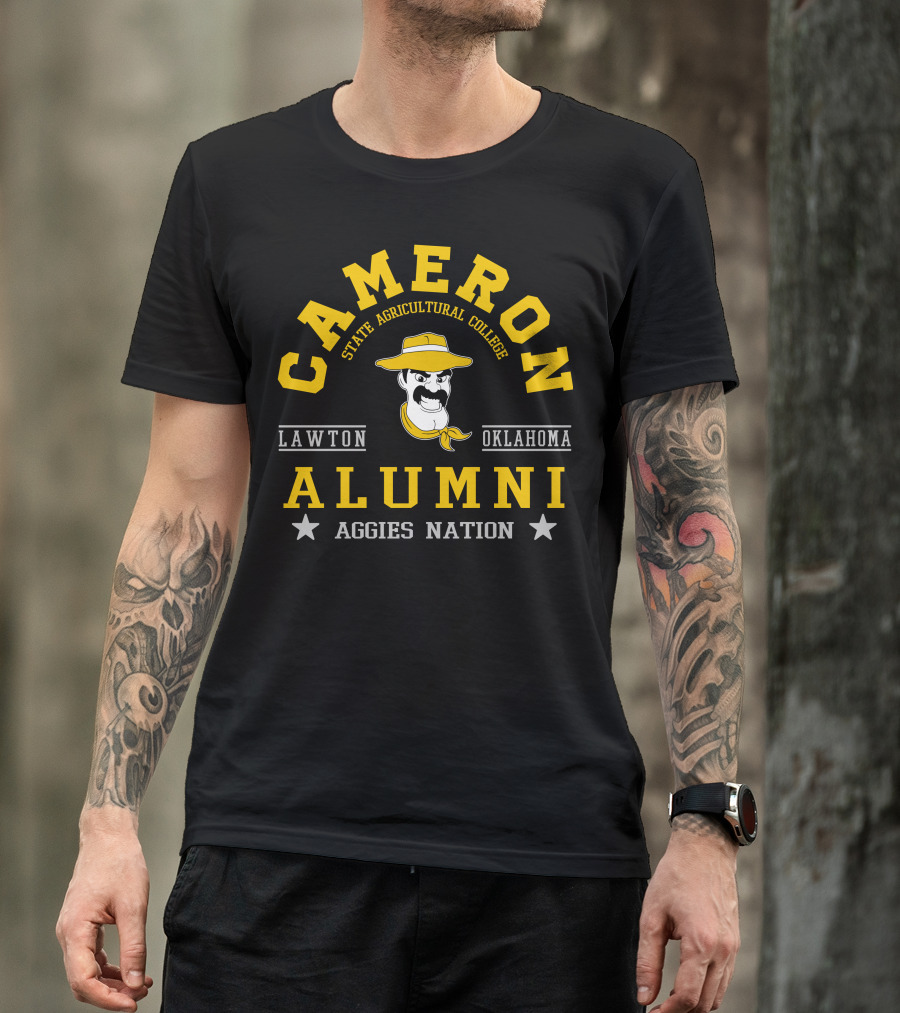 Cameron State Agricultural College Alumni Lawton Oklahoma Aggies Nation T-Shirt