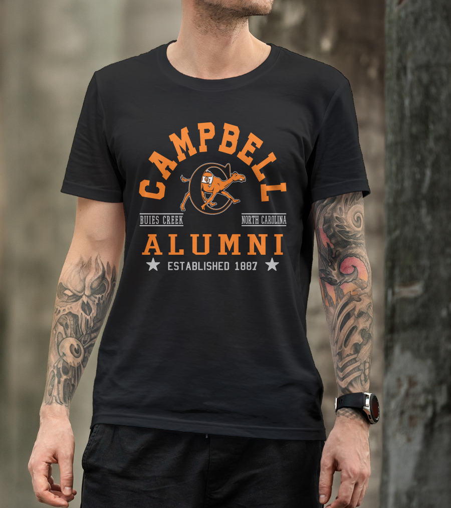 Campbell University Alumni Buies Creek North Carolina Established 1887 T-Shirt