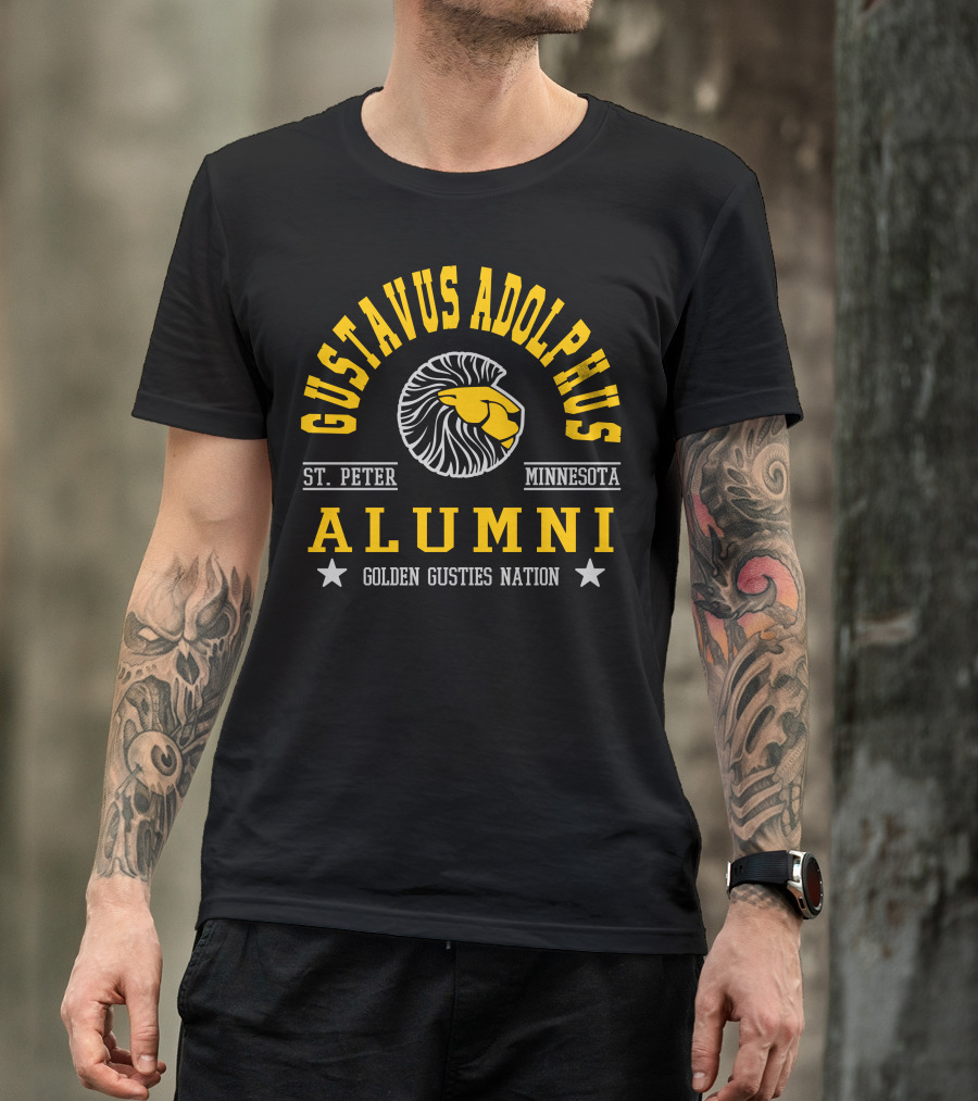 Gustavus Adolphus College Alumni St. Peter Minnesota Golden Gusties Nation T-Shirt