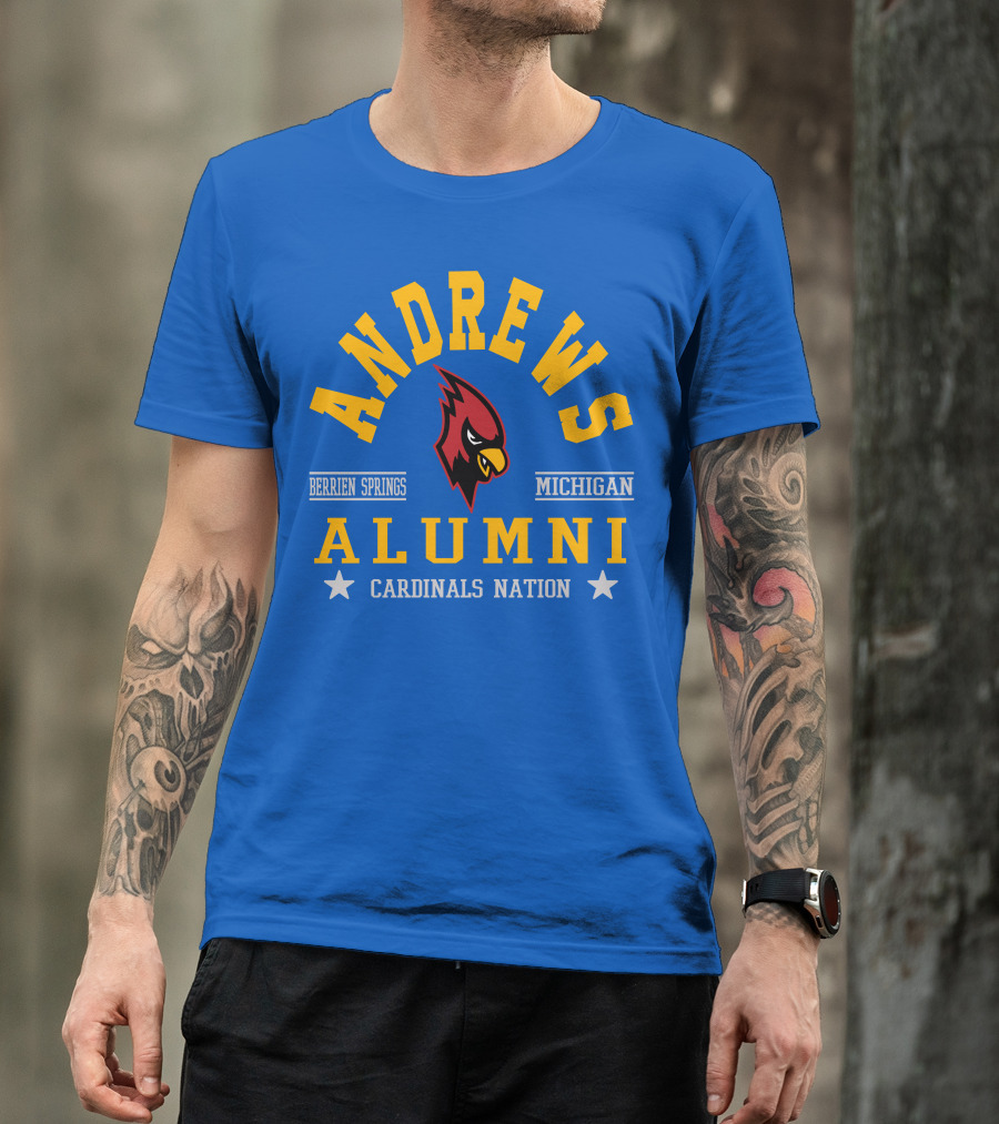Andrews Alumni Cardinals Nation Berrien Springs Michigan T-Shirt