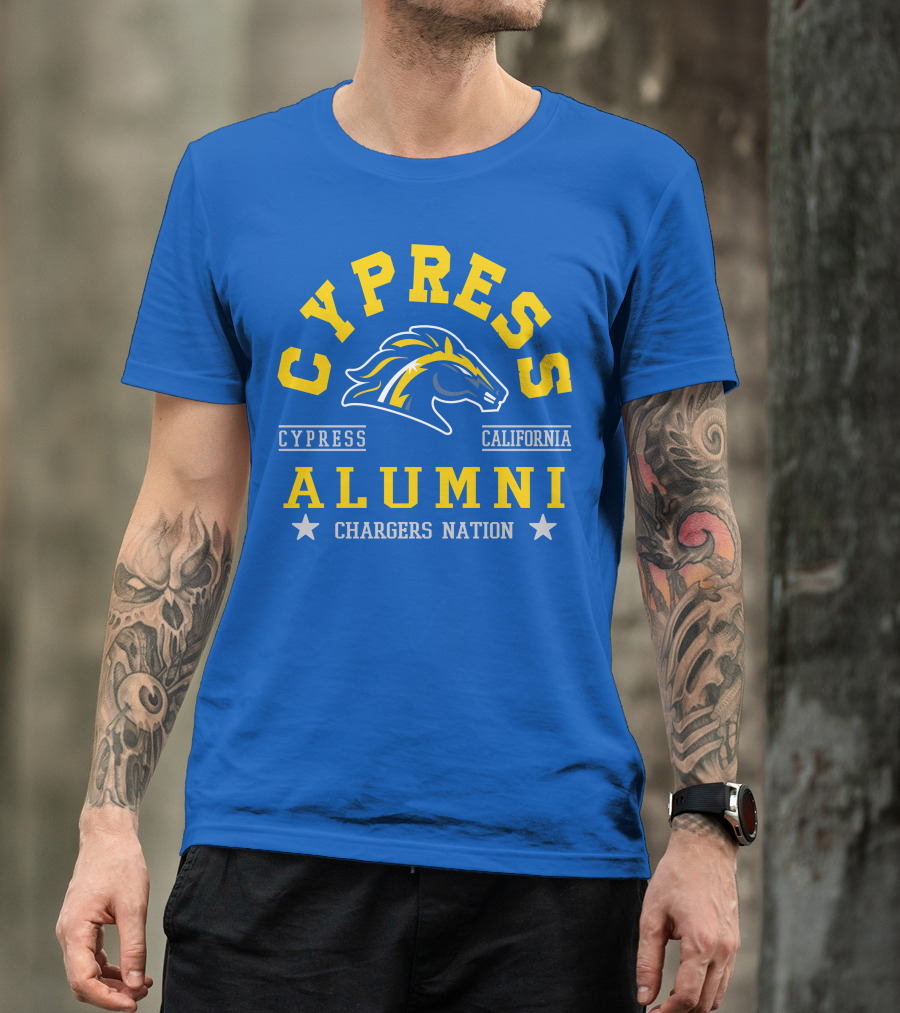 Cypress California Alumni Chargers Nation T-Shirt