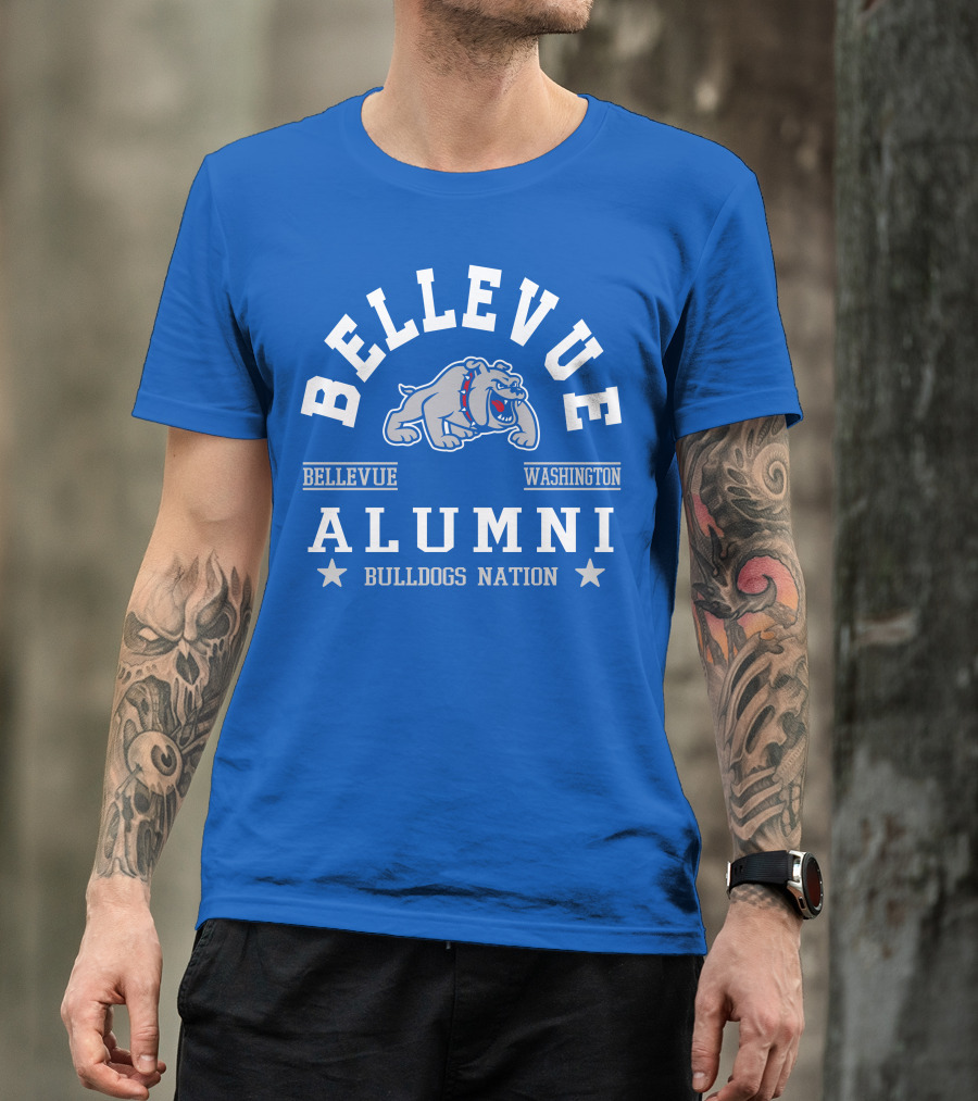 Bellevue Washington Alumni Bulldogs Nation T-Shirt