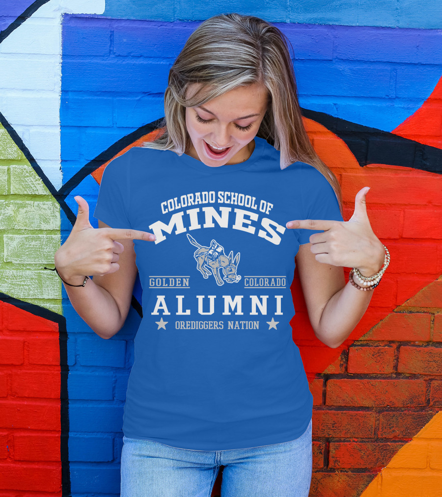 Colorado School Of Mines Alumni Golden Colorado Orediggers Nation T-Shirt
