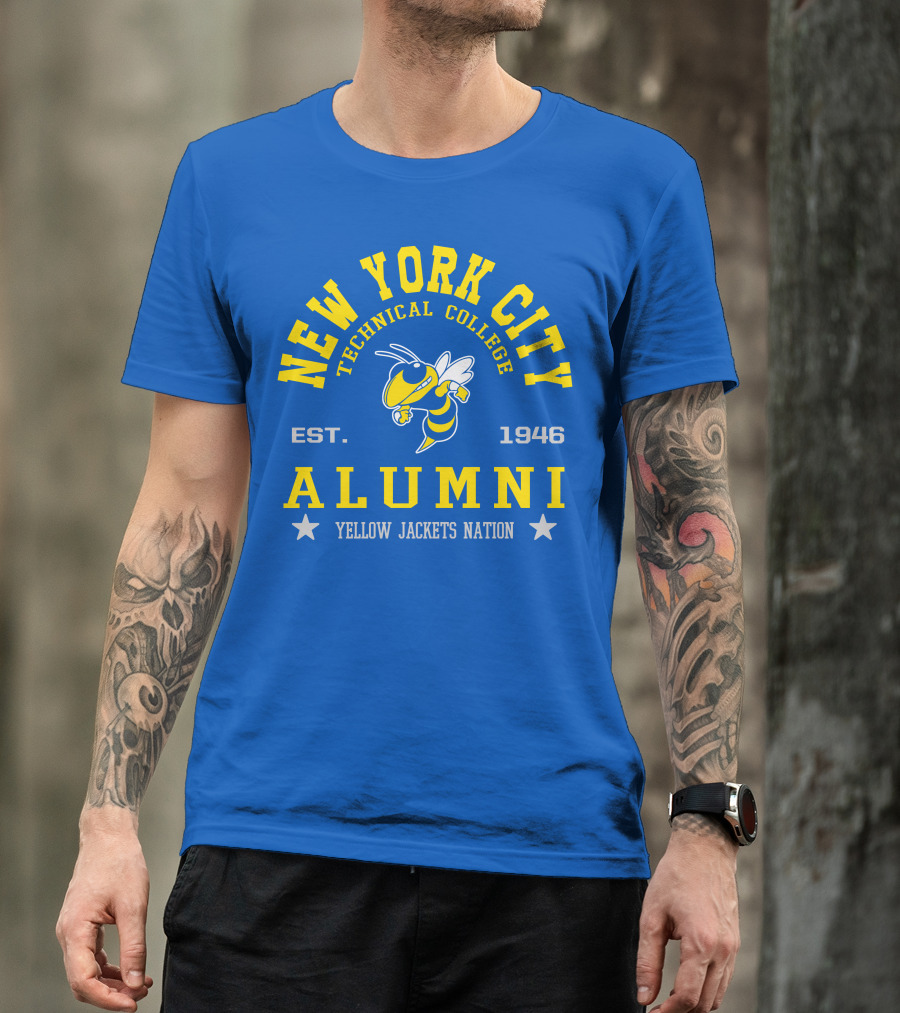 New York City Technical College Alumni Est. 1946 Yellow Jackets Nation T-Shirt