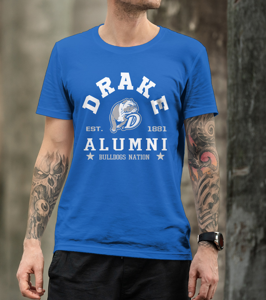 Drake Alumni Bulldogs Nation Est. 1881 T-Shirt