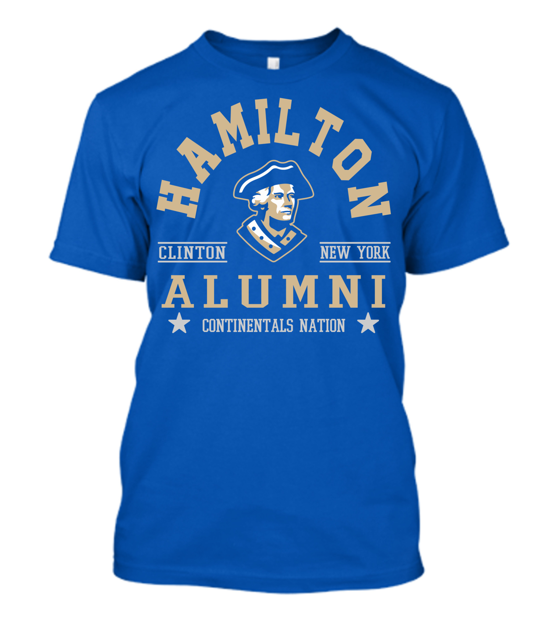 Hamilton Alumni Clinton New York Continentals Nation T-Shirt