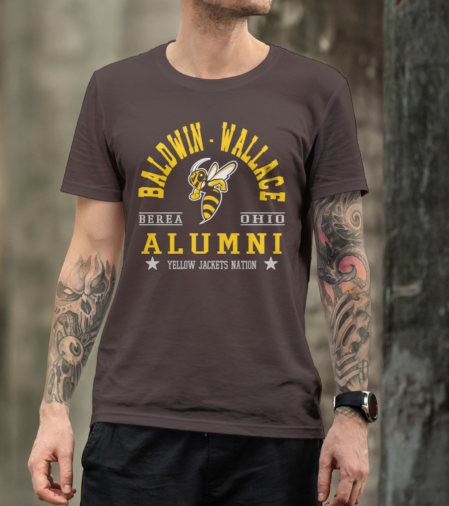 Baldwin Wallace Berea Ohio Alumni Yellow Jackets Nation T-Shirt