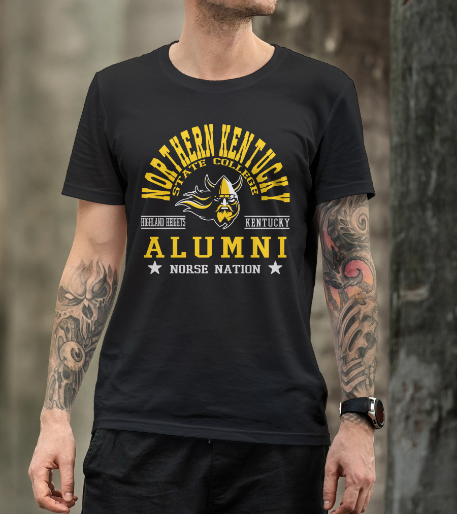 Northern Kentucky State College Alumni Norse Nation Highland Heights Kentucky T-Shirt