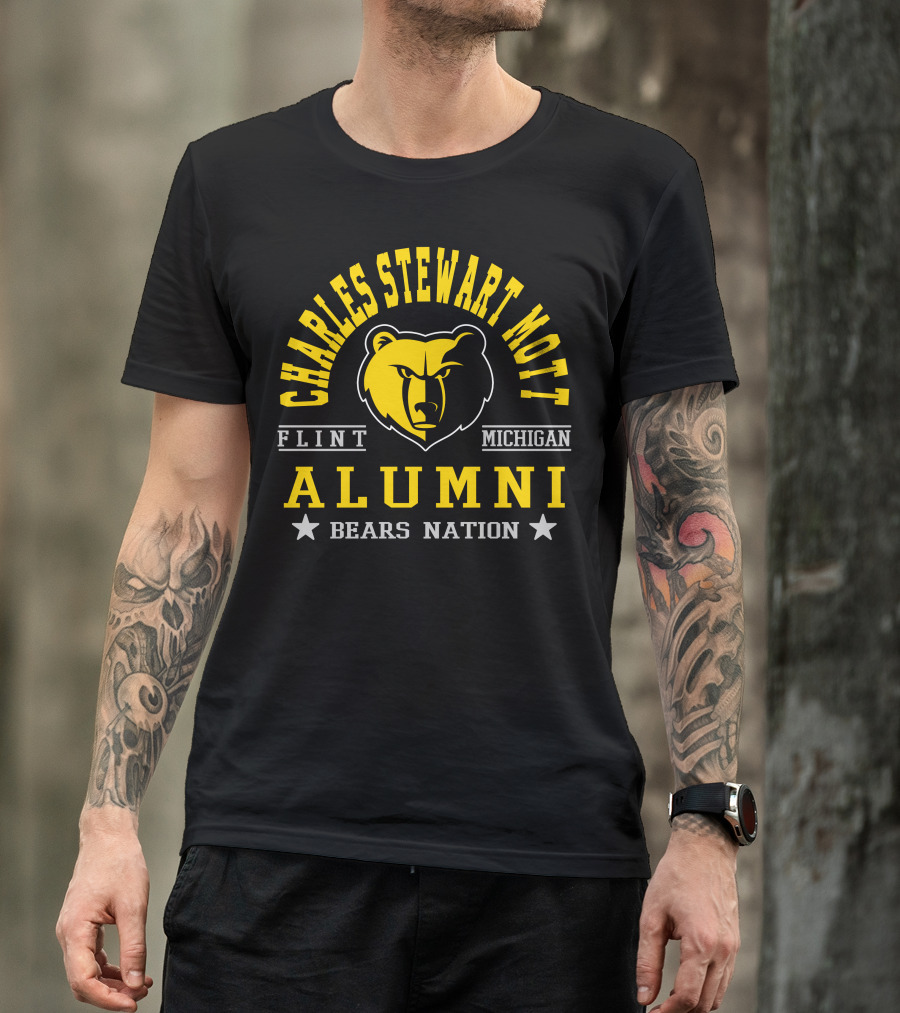 Charles Stewart Mott Flint Michigan Alumni Bears Nation T-Shirt