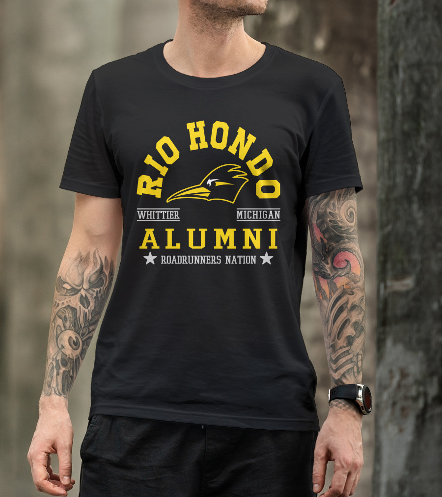 Rio Hondo Alumni Roadrunners Nation Whittier Michigan T-Shirt