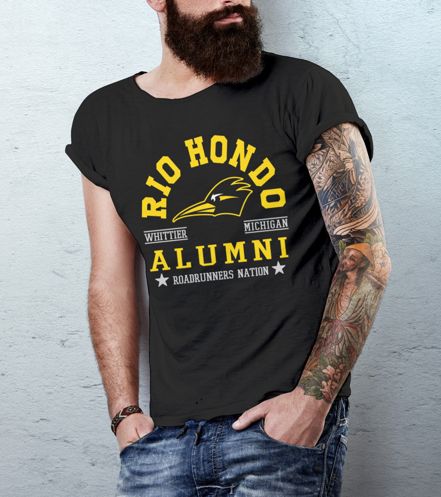 Rio Hondo Alumni Roadrunners Nation Whittier Michigan T-Shirt