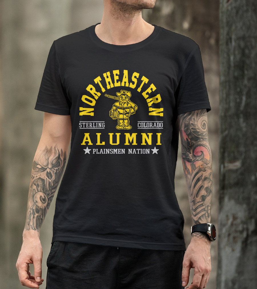 Northeastern Sterling Colorado Alumni Plainsmen Nation T-Shirt