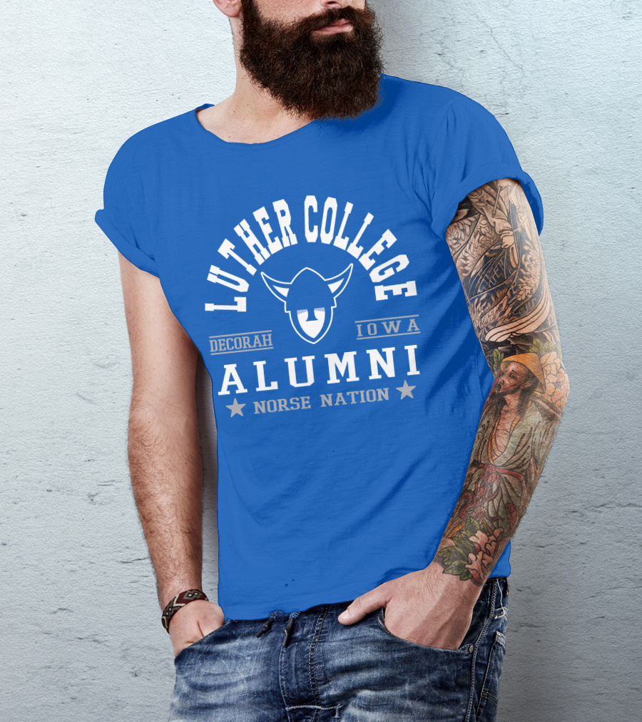 Luther College Alumni Norse Nation Decorah Iowa T-Shirt