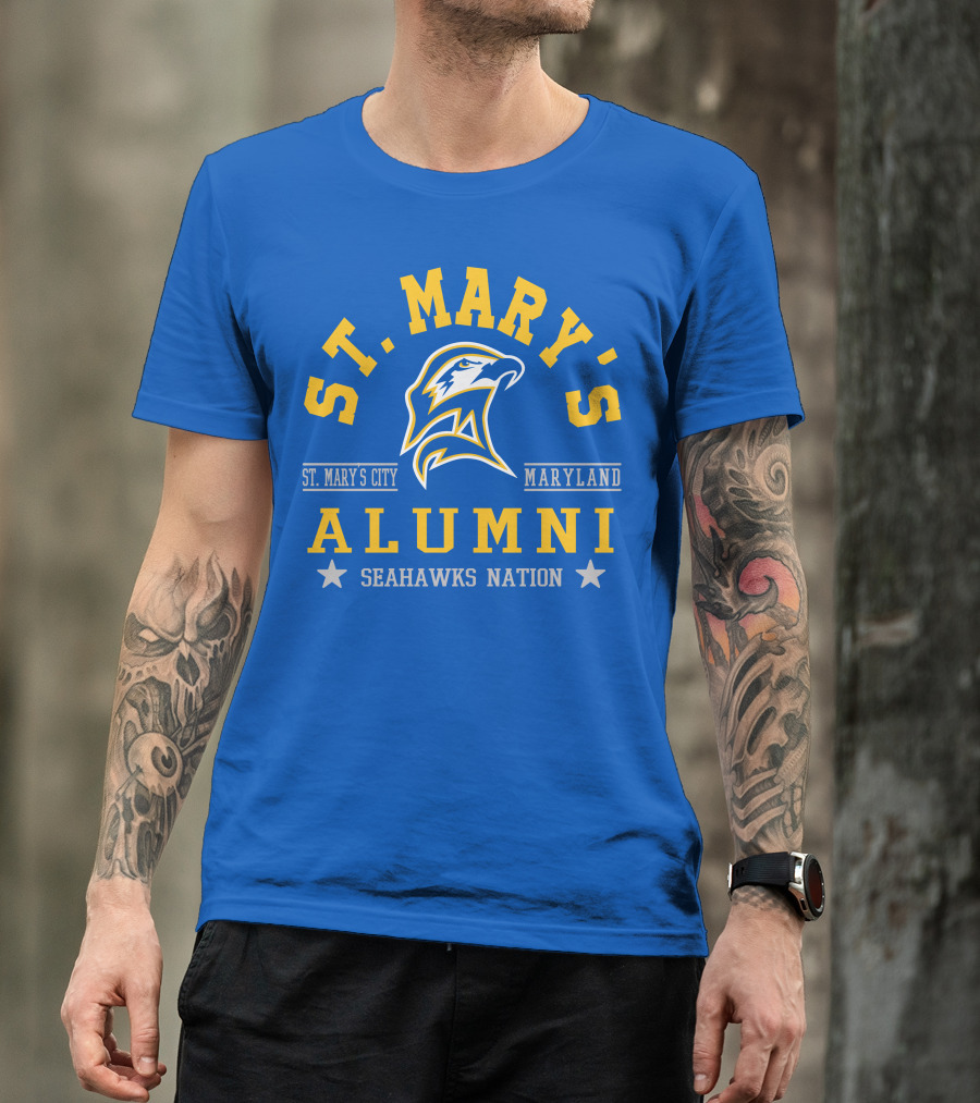 St. Mary's City Maryland Alumni Seahawks Nation T-Shirt