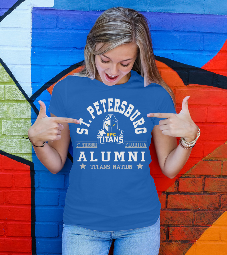 St Petersburg Florida SPC Titans Alumni Nation T-Shirt