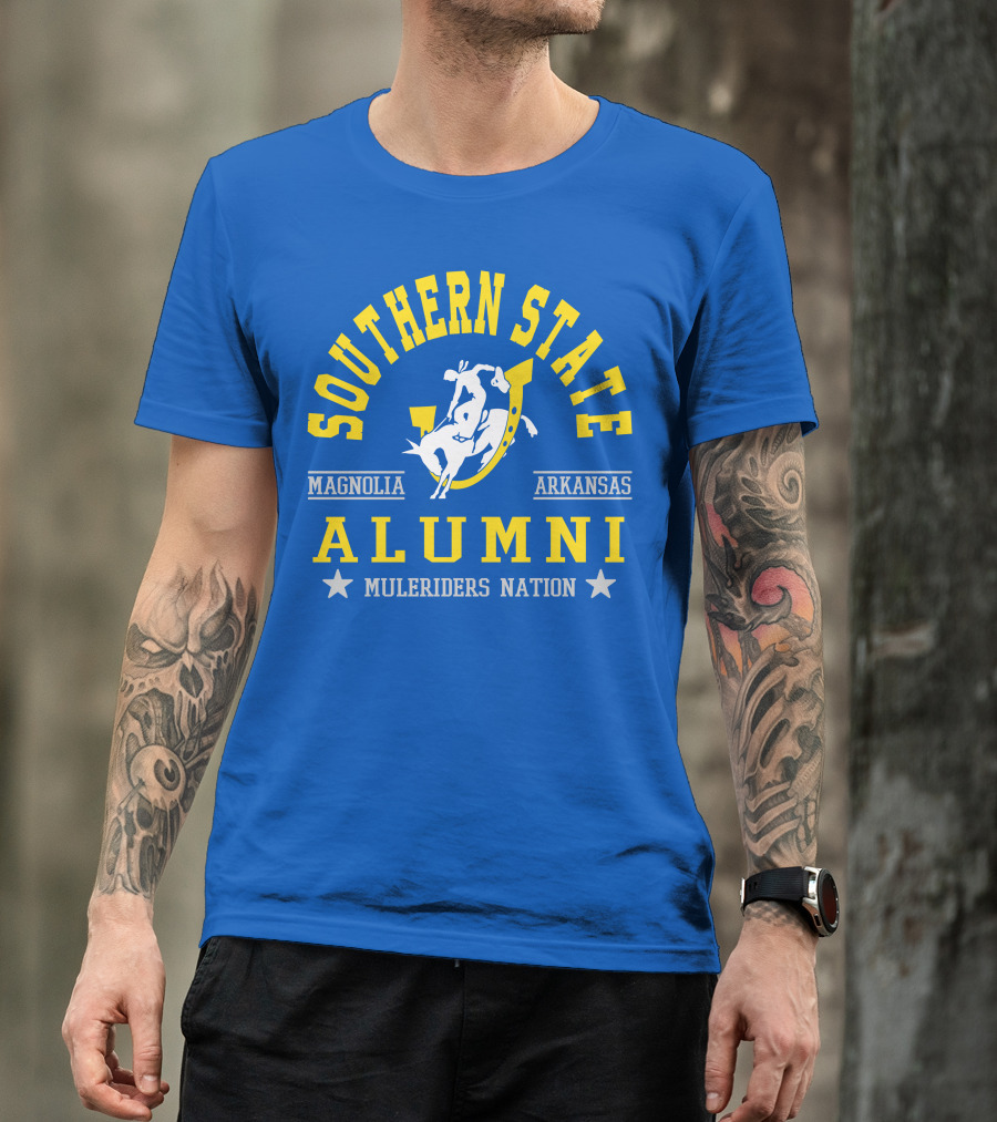 Southern State Magnolia Arkansas Alumni Muleriders Nation T-Shirt