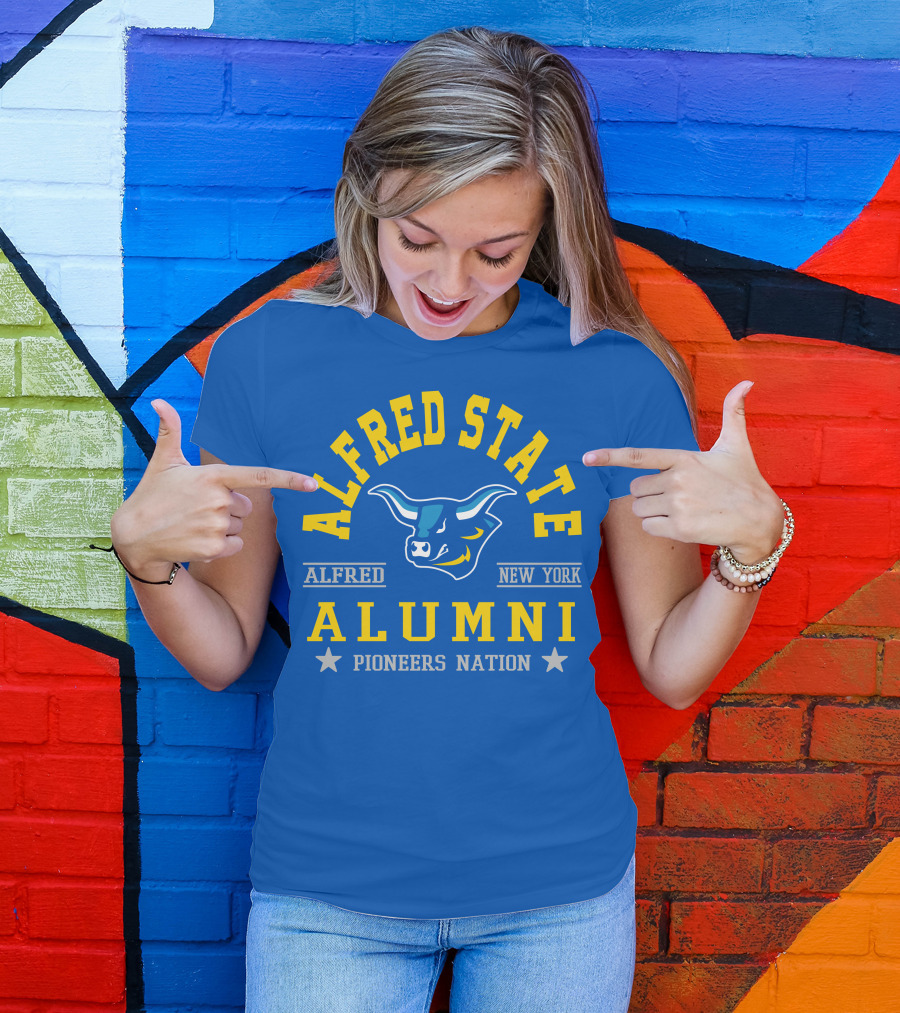 Alfred State Alumni Pioneers Nation New York T-Shirt