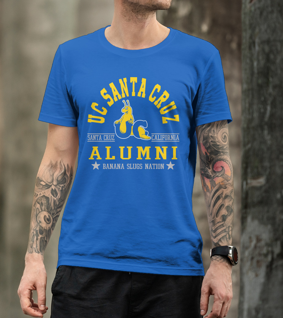 UC Santa Cruz Alumni Banana Slugs Nation Santa Cruz California T-Shirt