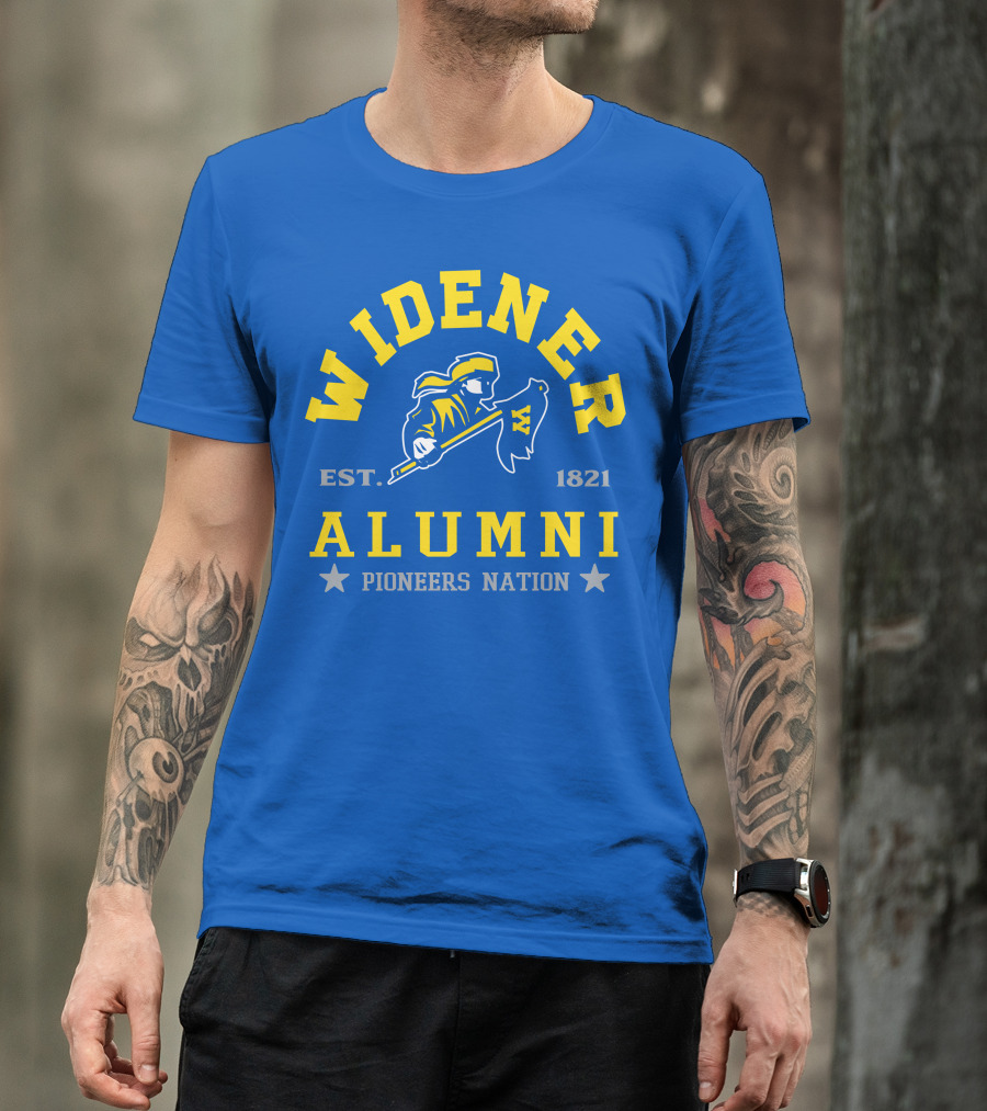 Widener Alumni Est. 1821 Pioneers Nation T-Shirt