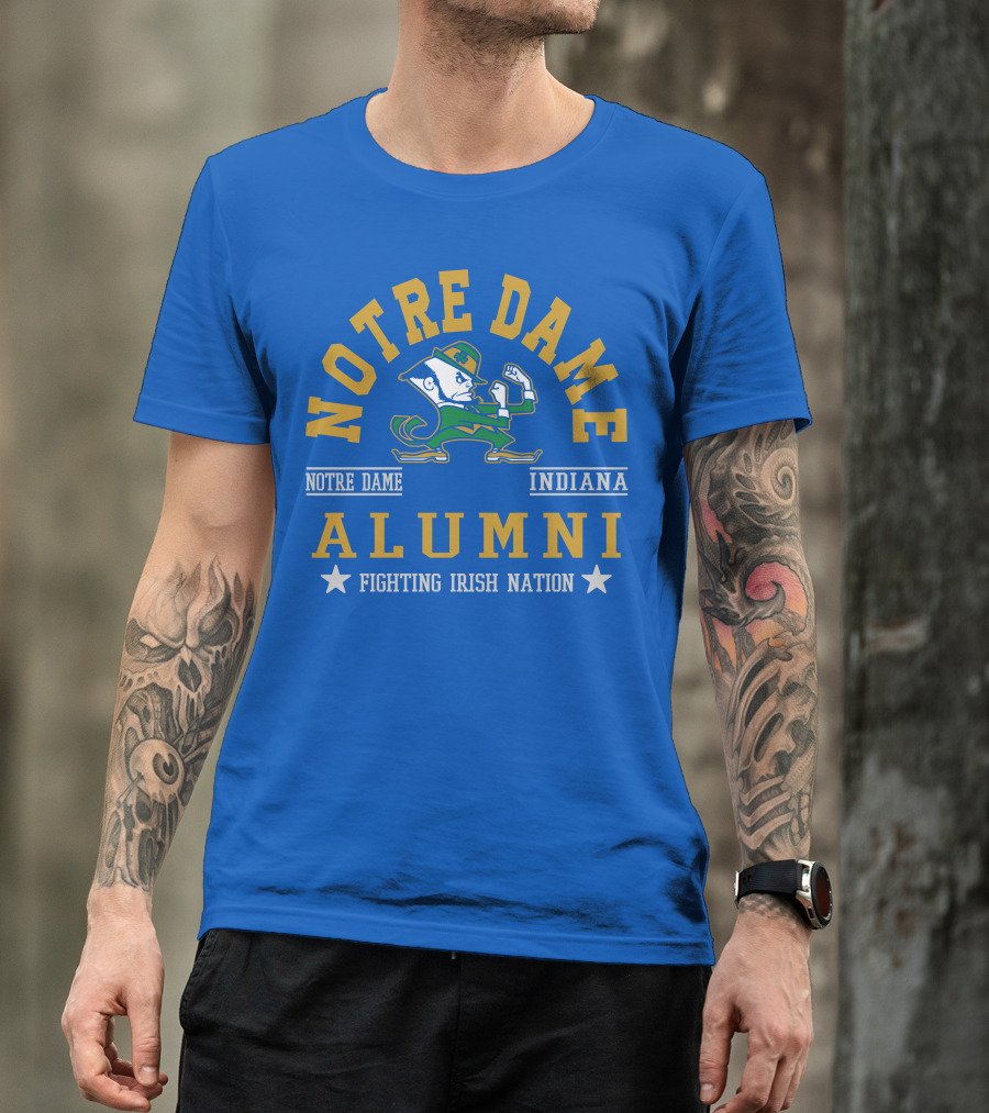 Notre Dame Indiana Alumni Fighting Irish Nation T-Shirt