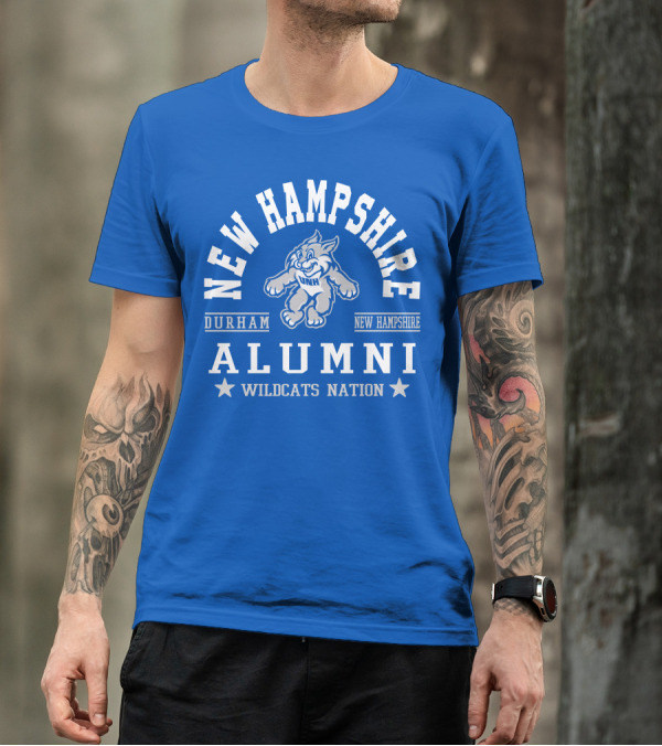 New Hampshire Durham Wildcats Nation Alumni T-Shirt