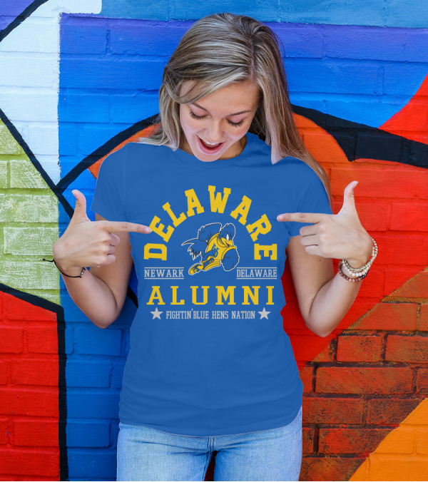 Delaware Newark Alumni Fightin' Blue Hens Nation T-Shirt