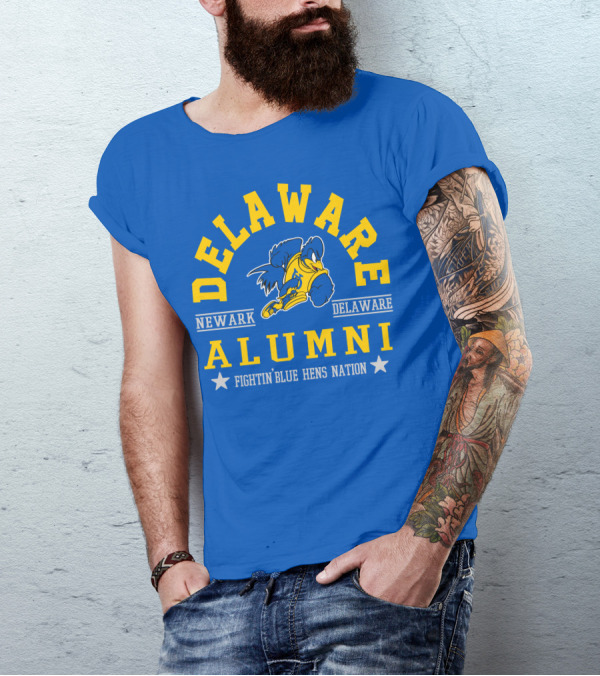 Delaware Newark Alumni Fightin' Blue Hens Nation T-Shirt