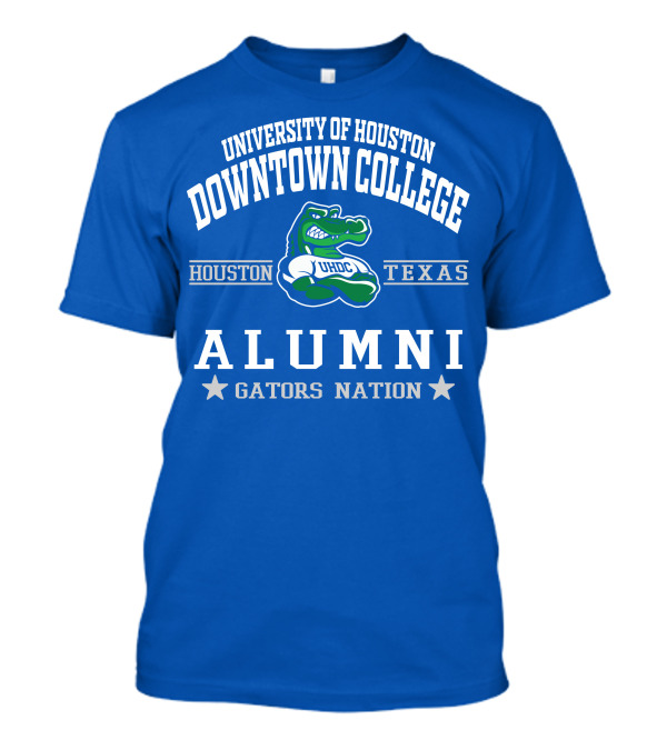 University Of Houston Downtown College Alumni UHDC Gators Nation Texas Houston T-Shirt