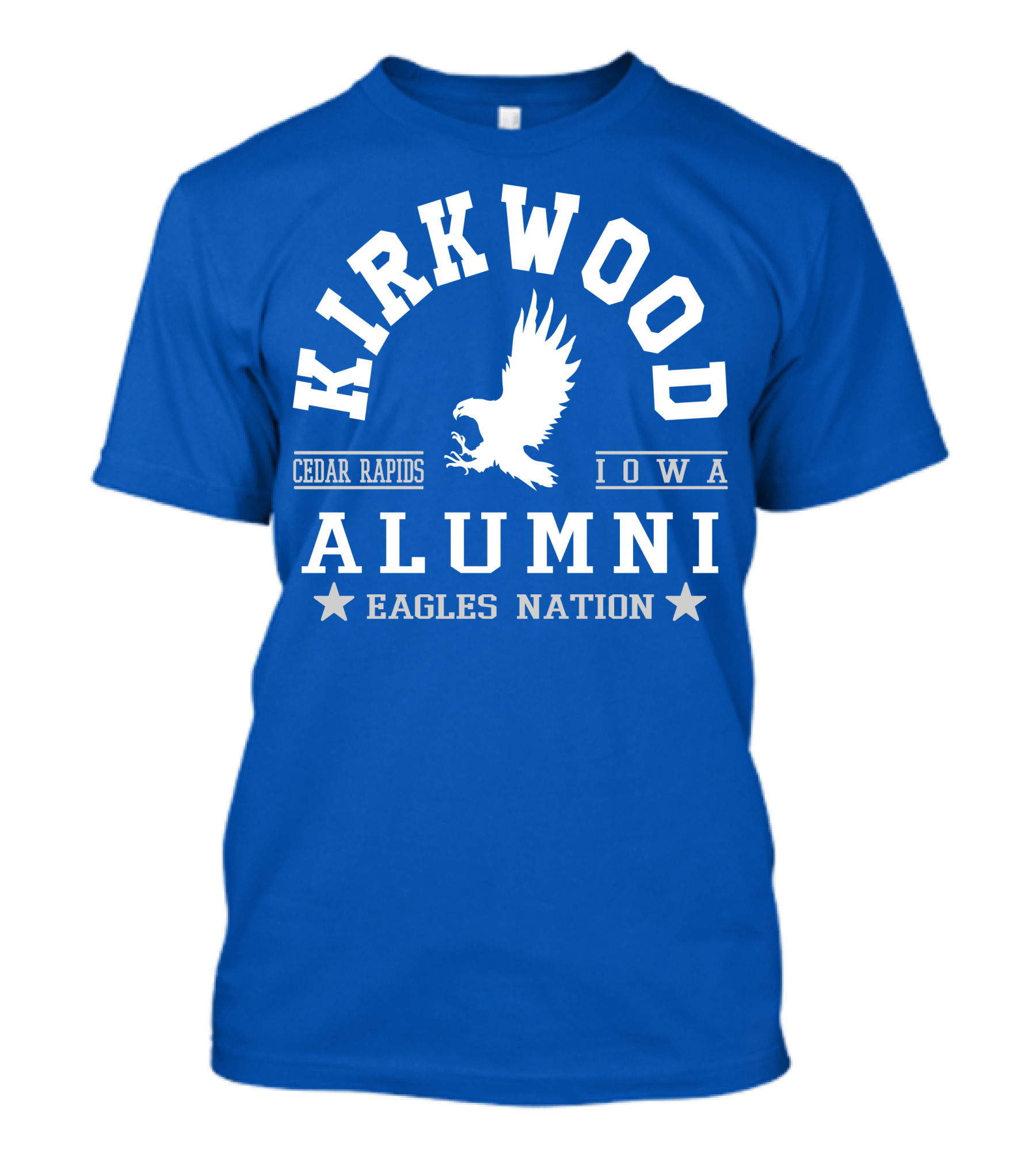 Kirkwood Cedar Rapids Iowa Alumni Eagles Nation T-Shirt