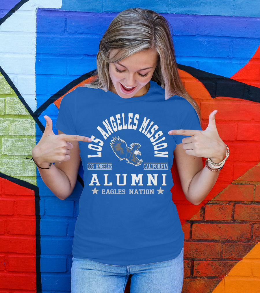 Los Angeles Mission California Alumni Eagles Nation T-Shirt