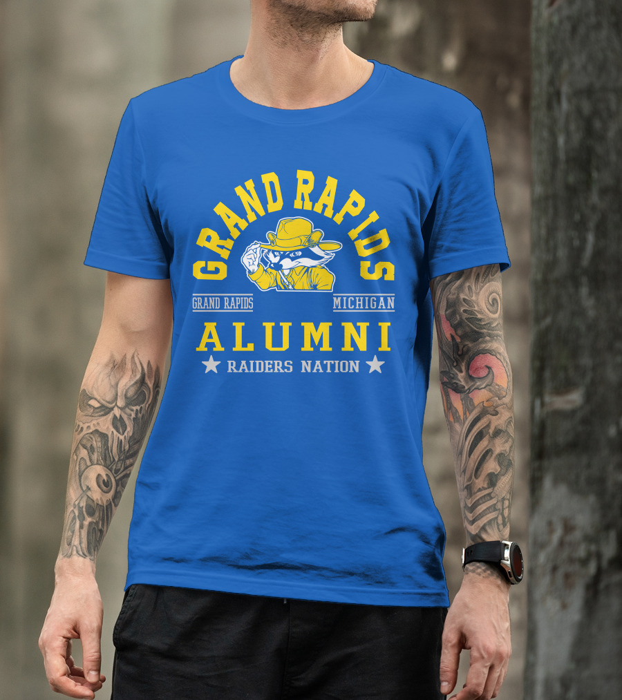 Grand Rapids Michigan Alumni Raiders Nation T-Shirt