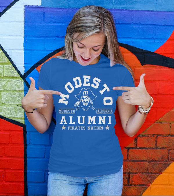 Modesto California Pirates Alumni Nation T-Shirt