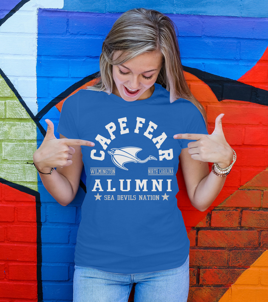 Cape Fear Alumni Wilmington North Carolina Sea Devils Nation T-Shirt