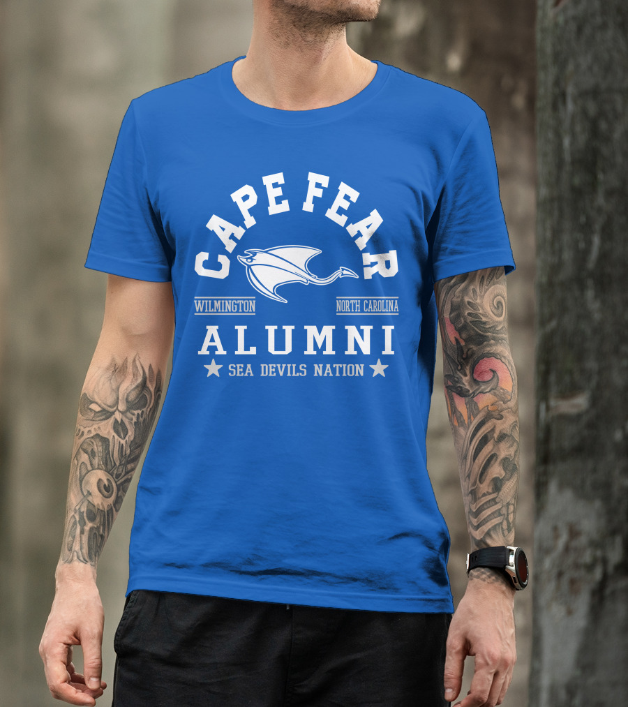 Cape Fear Alumni Wilmington North Carolina Sea Devils Nation T-Shirt