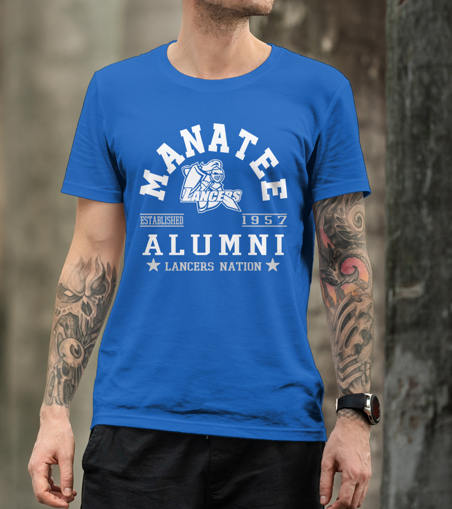 Manatee Lancers Alumni Established 1957 Lancers Nation T-Shirt