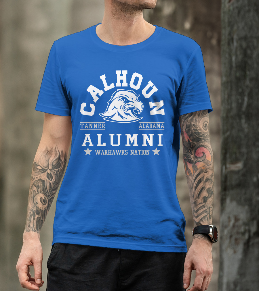 Calhoun Alumni Tanner Alabama Warhawks Nation T-Shirt