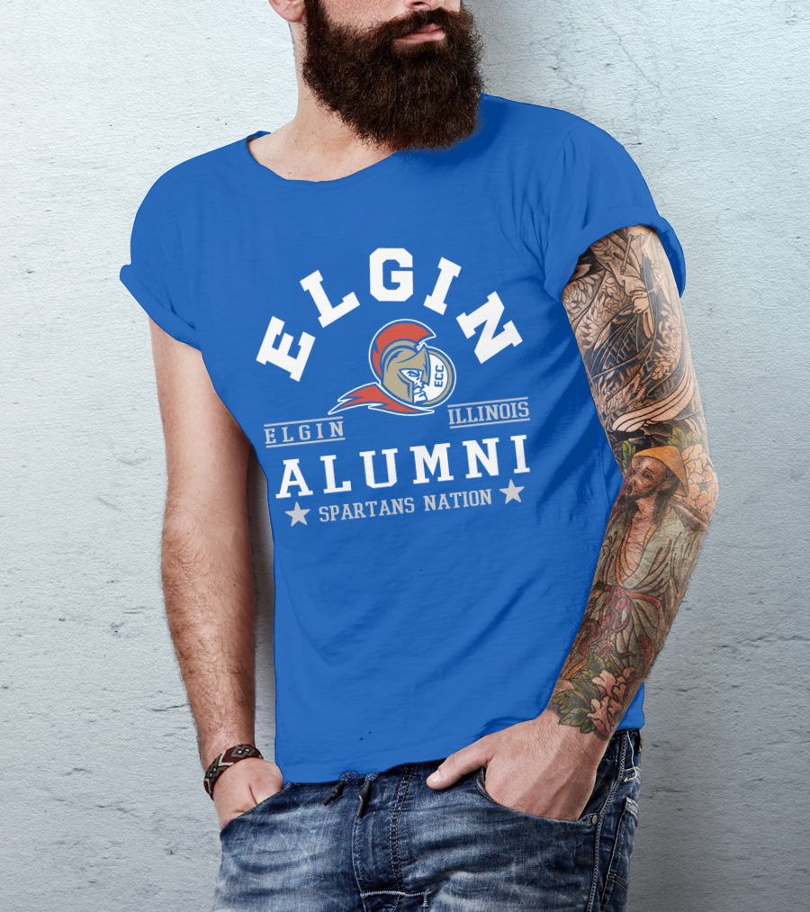 Elgin Illinois ECC Spartans Alumni Nation T-Shirt