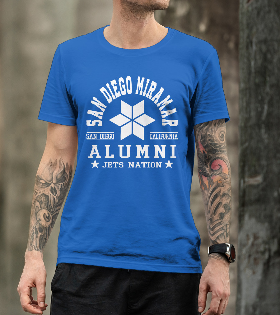 San Diego Miramar California Alumni Jets Nation T-Shirt