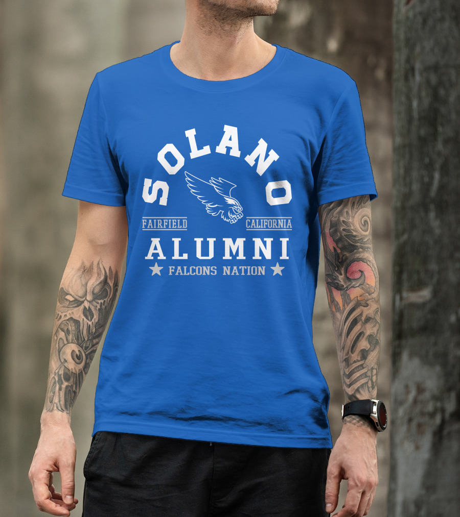 Solano Alumni Fairfield California Falcons Nation T-Shirt