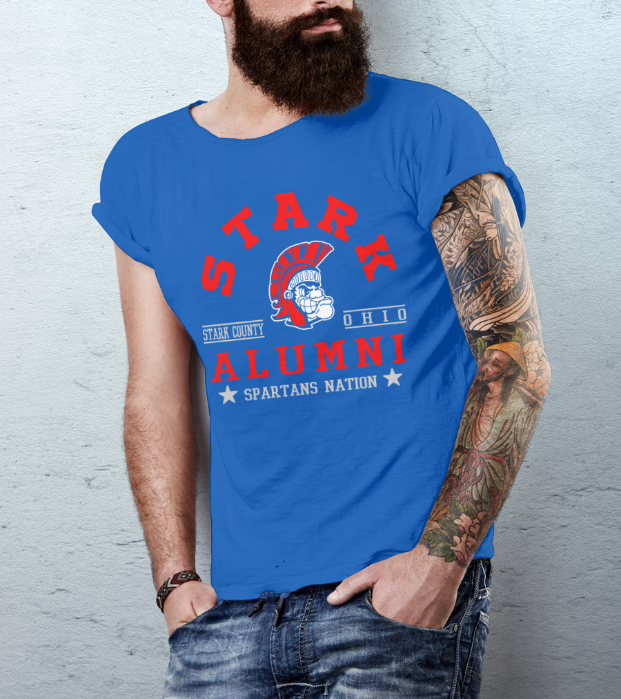 Stark County Ohio Alumni Spartans Nation T-Shirt
