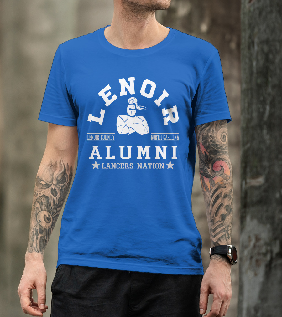 Lenoir County North Carolina Alumni Lancers Nation T-Shirt