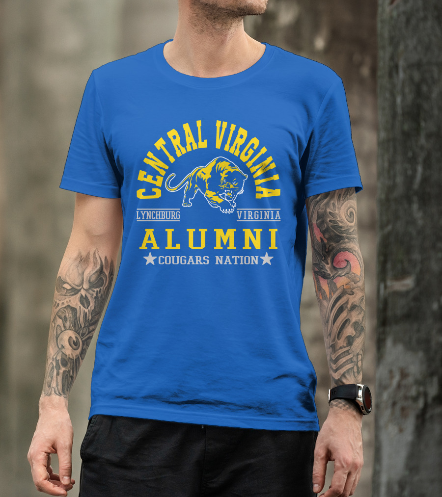 Central Virginia Lynchburg Cougars Alumni Nation T-Shirt