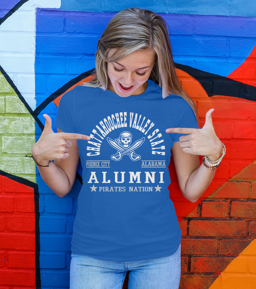 Chattahoochee Valley State Phenix City Alabama Alumni Pirates Nation T-Shirt