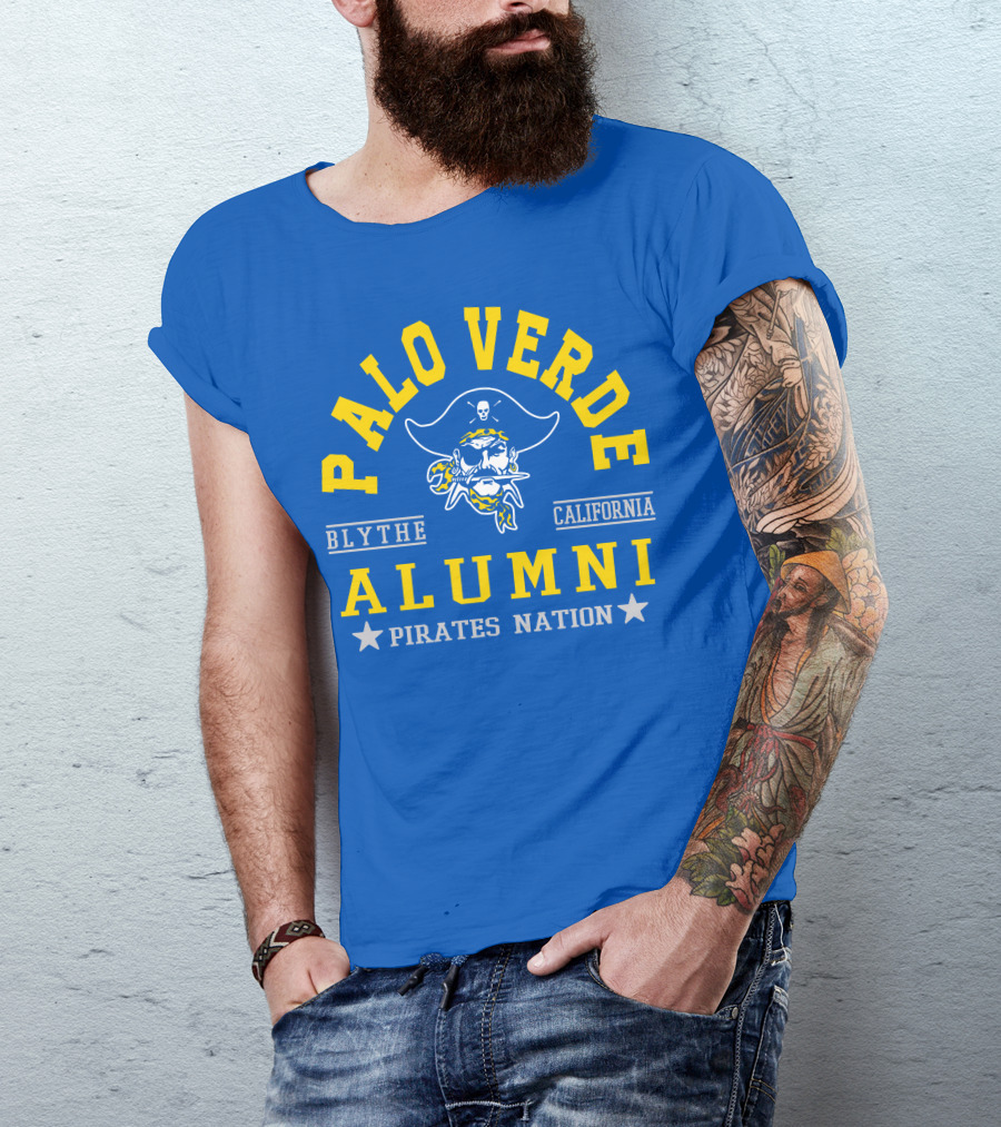 Palo Verde Alumni Pirates Nation Blythe California T-Shirt