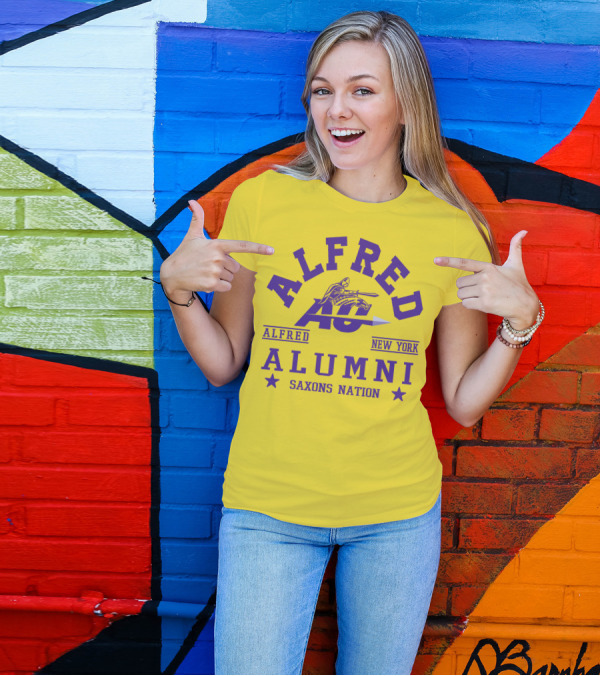 Alfred University Alumni Saxons Nation New York T-Shirt