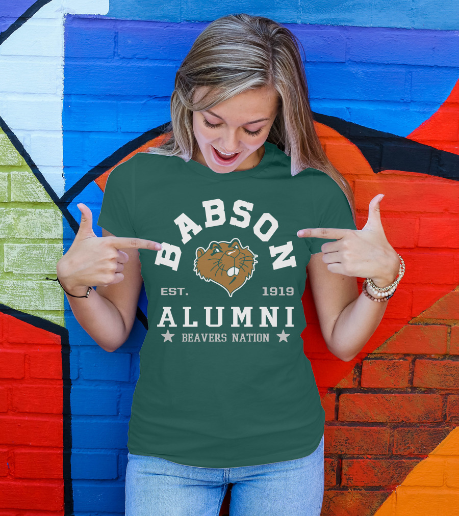 Babson Alumni Beavers Nation Est. 1919 T-Shirt